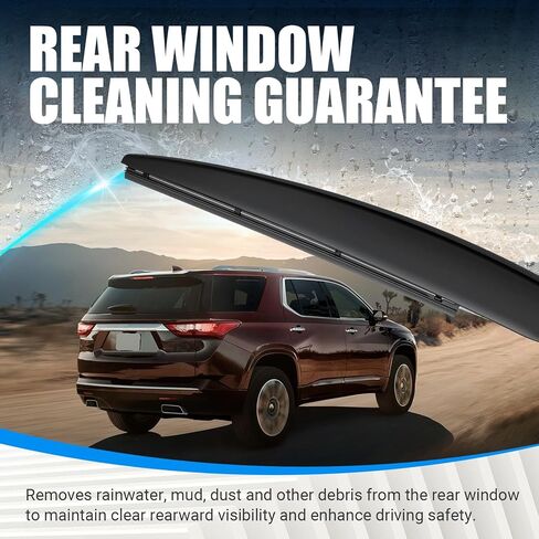 Rear Wiper Arm Blade Set Compatible with Chevrolet Traverse 2018-2023 Automotive Windshield Wiper Blade Rear Wiper Arm Assembly Replacement for 84148861 84148860 84166522 in Kuwait