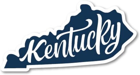 Magnet Me Up Kentucky State Car Magnet - 6x3 Inches, Durable UV Vinyl Souvenir, Full-Color Collectible Fridge Magnet - Travel Gift Decor - State Shape Magnetic Decal - Made in USA in Saudi Arabia
