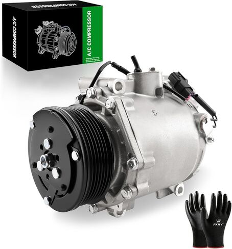 Air Conditioner AC Compressor with A/C Clutch Compatible with 2006-2011 CSX & 2006-2011 Civic 2.0L Replace 38800RRBA010 38800RRBA010M2 38800RRBA01RM in Saudi Arabia