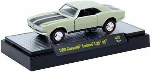 M2 Machines 1968 Chevy Camaro Z28 RS in Light Green Auto-Thentics Limited Edition 1:64 32600-HS93 25-54 in Kuwait