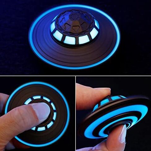 لعبة UFO Fidget Spinner للأطفال البالغين، لعبة مكتب الفضاء المعدنية، أدوات EDC سفينة الفضاء الرائعة لتخفيف التوتر، حشوة تخزين عيد الميلاد، هدايا عيد ميلاد لصالح مكتب الفصول الدراسية in Kuwait
