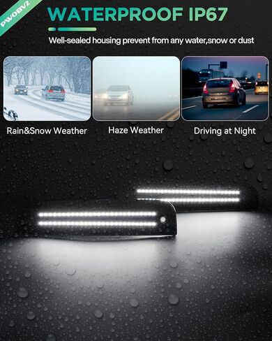 ترقية 2PCS أضواء علامة جانبية LED لـ 1997 1998 1999 2000 2001 Jeep Cherokee XJ، مصابيح إشارة وقوف السيارات ذات العدسات المدخنة، استبدال مباشر لملحقات Jeep Cherokee XJ in Kuwait