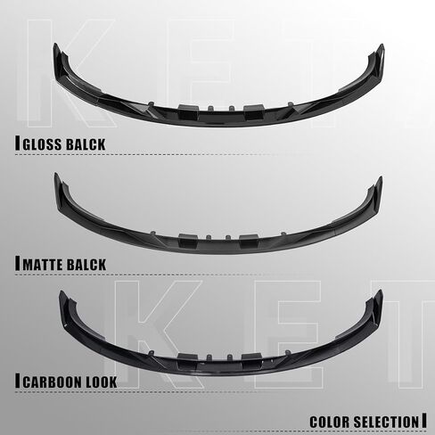 Front Lip Compatible with 2017-2023 Tesla Model 3, Bumper Air Dam Lower Chin Splitter Protection Body Kit Fits for 2017 2018 2019 2020 2021 2022 2023 (Glossy Black Pattern) in Saudi Arabia