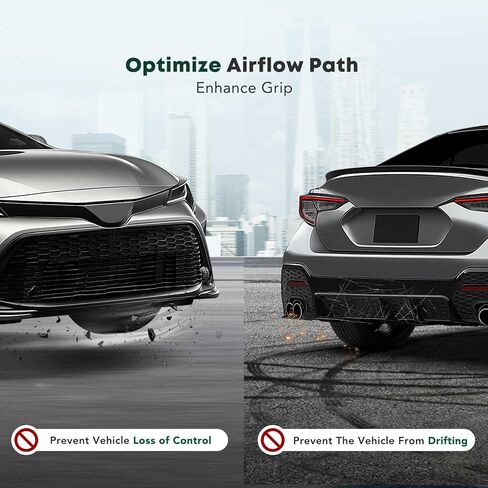 YHTAUTO عاكس هواء للشبكة الجانبية للركاب متوافق مع Nissan Sentra 2017 2018 2019 1.6L، قناة دخول الهواء in Kuwait