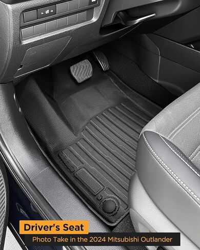 for Mitsubishi Outlander 2022-2025 2026 Floor Mats Cargo Liner (Not Fit PHEV ＆ Sport Models) Trunk Carpet All Weather Heavy Duty TPE Rubber Waterproof Tech Mats for Mitsubishi Outlander 2023 2024 in Kuwait