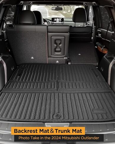 for Mitsubishi Outlander 2022-2025 2026 Floor Mats Cargo Liner (Not Fit PHEV ＆ Sport Models) Trunk Carpet All Weather Heavy Duty TPE Rubber Waterproof Tech Mats for Mitsubishi Outlander 2023 2024 in Kuwait