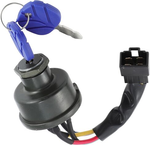 4 دبوس مفتاح الإشعال التبديل لنيو هولاند T45A TT50A TT60A TT75A Workmaster 45 Workmaster 50 Workmaster 55، مفتاح إشعال الجرار يحل محل رقم 82826806/87304791 in Kuwait