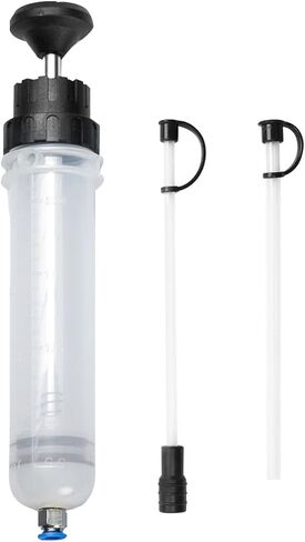 حقنة سائل السيارات بولاريس 0.20 كوارت - أداة استخلاص السوائل لصيانة المركبات، تصميم شفاف، مقاومة للتآكل، متعددة الاستخدامات للفرامل والزيت وسوائل ناقل الحركة، الجزء 2830553 in Kuwait