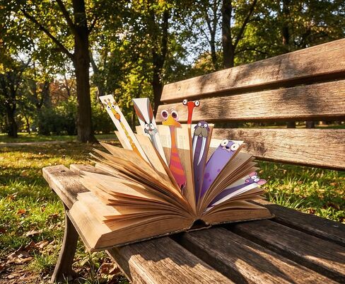 Funny Animal Bookmarks 30PCS Cute Bookmarks Creative Cartoon Page Holders, Unique Gifts for Book Lovers, Students, Readers,Teacher in Kuwait