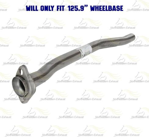 Exhaust Intermediate Pipe Compatible for 1998-2003 Mazda B3000 3.0L | 1998-2003 Mazda B4000 4.0L | Stainless Steel | Northeastern Exhaust | Includes Clamp, Gasket, and Spring Bolts | Direct-Fit in Kuwait