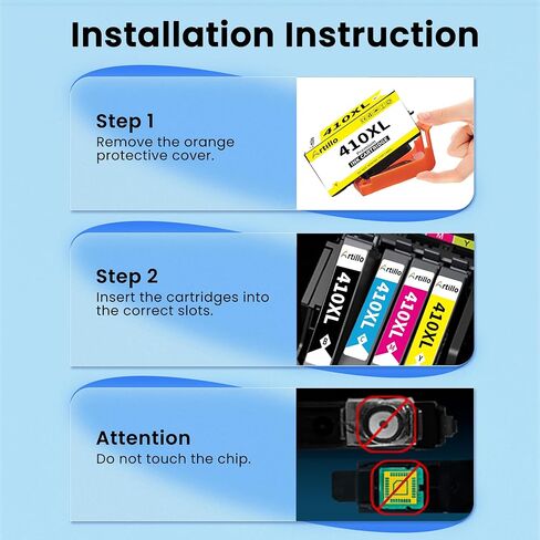 Remanufactured Ink Cartridge Replacement for Epson 410XL Ink Cartridges 410 XL T410XL for Epson Expression XP-7100 XP-830 XP-640 XP-635 XP-630 XP-530 Printer (PB/BK/C/M/Y, 5 Pack) in Saudi Arabia
