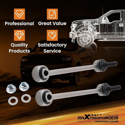 maXpeedingrods 1-3.5" Lift Rear Sway Bar Links For Jeep Wrangler JK JL 2007-2021 in Kuwait