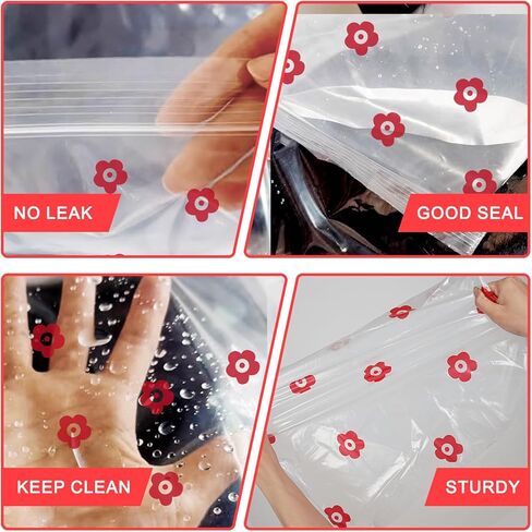 14 Packs 5 Gallon Bags Zipper Cloth Storage Bags Extra Large -Freezer Bags Thick Reclosable Bags for Storage Clothing Prep Moving BPA-Free Travel, Office Supplies Essential Size 18"x 24" maple in Saudi Arabia