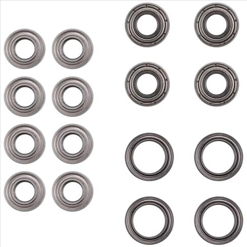 RC Parts Compatible with Tamiya for TT-02 TT-02D 1/10 Remote Control Car Upgrade Parts Modification Accessories 16Pcs Ball Bearing Kit in Saudi Arabia