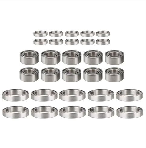 RC Parts Compatible with ZD for Racing DBX-10 10421-S 9102 1/10 RC Car Upgrade Parts Accessories 30Piece Steel Ball Bearing Set in Saudi Arabia