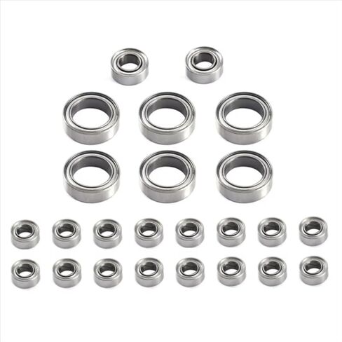 RC Parts Compatible with FMS for FCX24 1/24 Remote Control Crawler Car Upgrade Parts Modification Accessories 24Pcs Steel Ball Bearing Set in Saudi Arabia