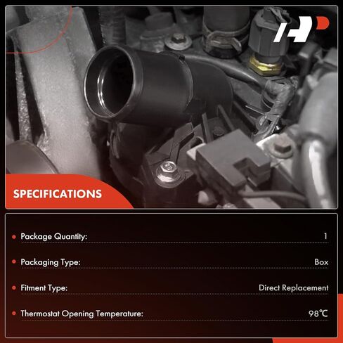 مجموعة مبيت منظم حرارة سائل تبريد المحرك A-Premium متوافقة مع Mercedes-Benz GLA 2020 2021 2022 2023 2024 A-Klasse B-Klasse CLA GLB, 1.3L in Kuwait