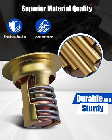 59078Q3 ترموستات متوافق مع MerCruiser MCM GM 2.5L 3.0L Stern Drives محرك القارب، يستبدل 59078T3 59078T4 183650 183550 in Kuwait