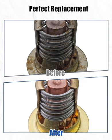 59078Q3 ترموستات متوافق مع MerCruiser MCM GM 2.5L 3.0L Stern Drives محرك القارب، يستبدل 59078T3 59078T4 183650 183550 in Kuwait