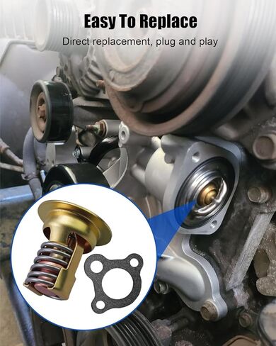 59078Q3 ترموستات متوافق مع MerCruiser MCM GM 2.5L 3.0L Stern Drives محرك القارب، يستبدل 59078T3 59078T4 183650 183550 in Kuwait