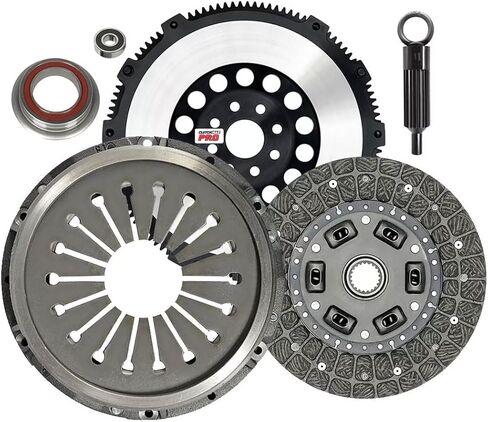 مجموعة القابض ClutchMaxPRO شديدة التحمل من OEM مع دولاب الموازنة Chromoly المتوافقة مع Chaser Mark II Soarer JZX90 JZX100 JZZ30 1JZ-GTE 2.5L R154 علبة تروس 5 سرعات (CP16463HDLSF-CK) in Kuwait