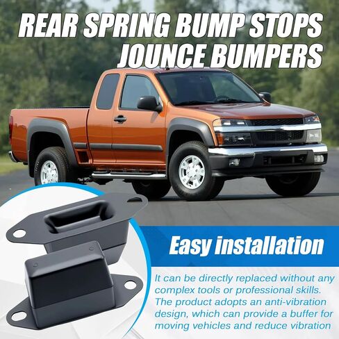 2PCS Rear Spring Bump Stops Jounce Bumpers Compatible with 2004-2012 Chevy Colorado and GMC Canyon Z71 in Kuwait