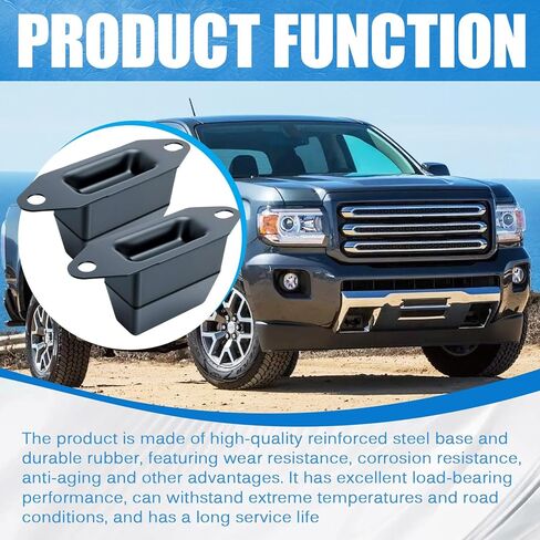 2PCS Rear Spring Bump Stops Jounce Bumpers Compatible with 2004-2012 Chevy Colorado and GMC Canyon Z71 in Kuwait