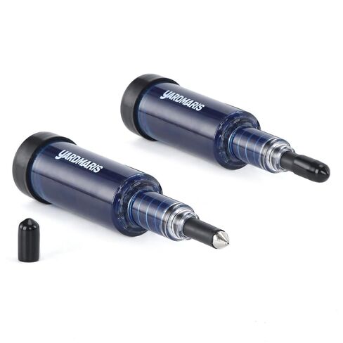 2 Pack Grease Gun for Chainsaw Bar, Pre Loaded 1.5 oz Lubricant with Needle Tip for Sprocket Nose Bearing Maintenance, Universal Needle Grease Gun Fits Most Chainsaws in Saudi Arabia