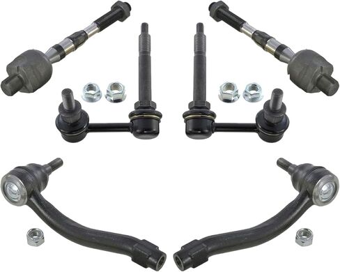 Inner & Outer Tie Rods & Sway Bar Kinks for G37 2008-2013 for Q60 2014-2022 for 370Z 2009-2021 6pc Kit in Saudi Arabia