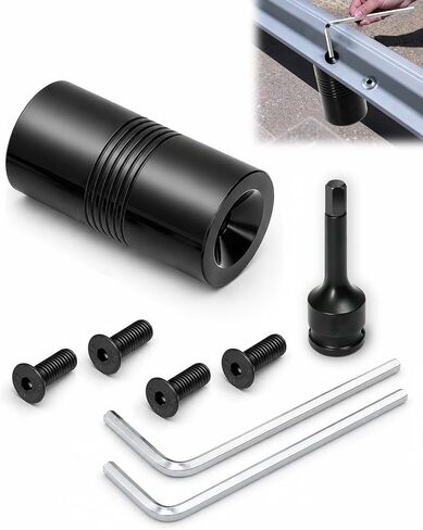 Door Frame Dimple Tool, Frame Dimpling Tool Designed for Creating Dimples, Punch Dimple Frame Tool Includes 2 Hex Wrenches, 1 3/8" Impact Socket, 4 Dimpling Screws in Saudi Arabia