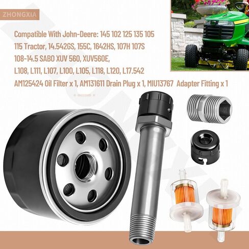 AM131611 MIU13767 AM125424 مجموعة تحويل سهلة التغيير متوافقة مع John-Deere Z335E X166R E130 E150 E120 E170 E180 E160 in Kuwait