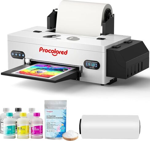 Procolored F13 Panda L1800 A3 DTF Printer 13-inch Transfer Printing Machine with White Ink Circulation and Built-in Film Cutter for DIY T-Shirt Printing(Printer+Ink) in Saudi Arabia