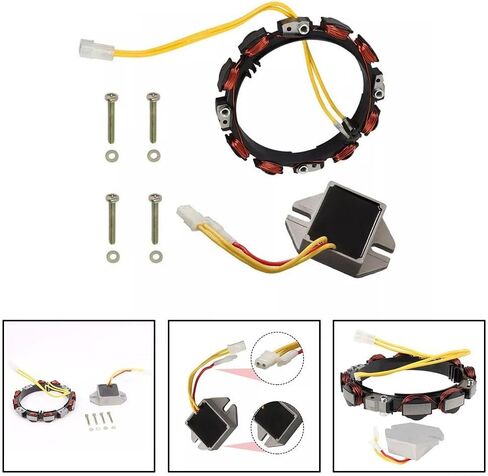 Lawn Mower Alternator Stator 696458 393295 Regulated 10/16 Amp Steel Replacement Fits for Engines with Voltage Regulator 10 Pieces in Saudi Arabia