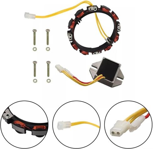 Lawn Mower Alternator Stator 696458 393295 Regulated 10/16 Amp Steel Replacement Fits for Engines with Voltage Regulator 10 Pieces in Saudi Arabia