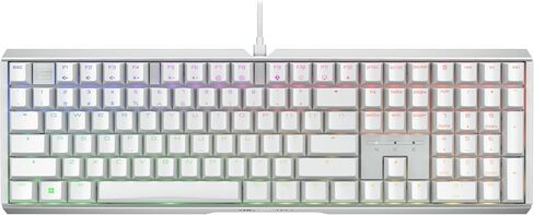 MX 3.1, Wired Mechanical Gaming Keyboard, Durable Aluminum Housing, RGB Lighting, Integrated Damping Mechanisms, USB-A, MX2A Silent RED Switches, Black in Kuwait