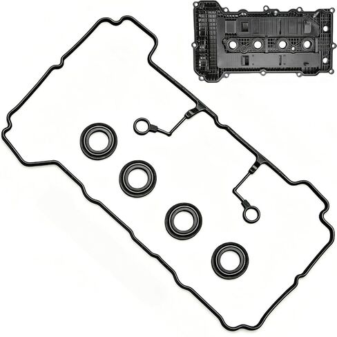Valve Cover Gasket Set 22441-2E000 VS50824R-Engine Head Gasket Kit Fit for Hyundai Elantra 1.8L 2011-2019,2.0L Sonata 2016-2019,Tucson 2011-2019,Kia Soul 2012-2019,Optima 2017-2019-Replace VS50644S in Saudi Arabia