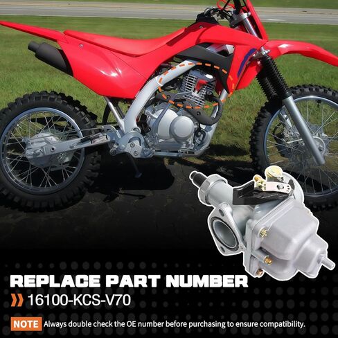 Carburetor Fit For Honda PD26 CRF125F XL125 XL185 XR200 ATC200 KLX140 Motorcycle Carburetor Replaces 16100-KCS-V70 in Saudi Arabia