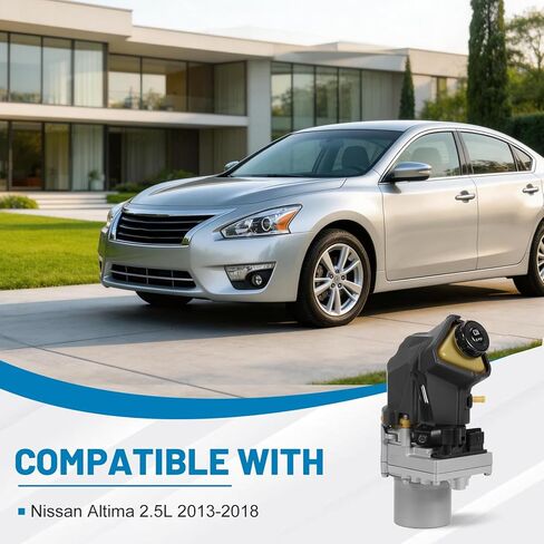 553-59240 مجموعة مضخة التوجيه الكهربائية مع خزان متوافق مع Nissan Altima 2.5L 2013-2018، استبدل 49110-3TA0B 491103TA7B in Kuwait
