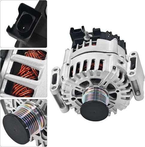 000-906-87-06 Alternator Compatible with Mercedes Benz GLS450 2017-2019, E43 AMG 2017 2018, GL450 2015 2016, GLE450 AMG C450 AMG 2016 200A 12V in Saudi Arabia