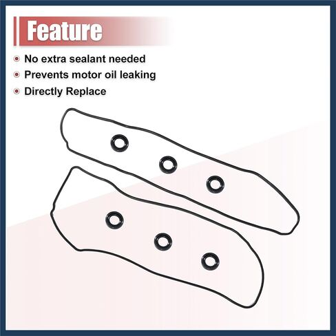 1 Set VS50682R 11214-31020 11213-31050 11193-16010 Engine Valve Cover Gasket for Toyota Avalon 3.5L 2005-2016 for Toyota Sienna 3.5L 2007-2016 Stylish Design in Kuwait