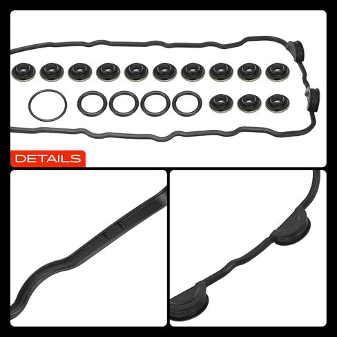 A-Premium Engine Valve Cover Gasket Set Compatible with Nissan Sentra 1991-1994, 200SX 1995-1996, NX 1991-1993 & Infiniti G20 1991-1996, 2.0L in Kuwait