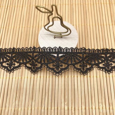 Elegant Lace Trim Ribbon,Rhombus Trim for Wedding Decorations, Gift Wrapping, Sewing Crafts, 2.6CM - 5 Yards (White) in Saudi Arabia