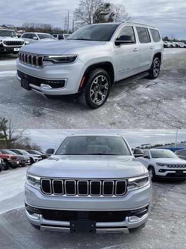 FASTCHE المصد الأمامي لوحة ترخيص إطار لوحة حامل قوس متوافق مع 2022-2025 Jeep Wagoneer & 2023-2025 Jeep Wagoneer L إطار لوحة الترخيص الأمامي استبدال OE # 68426603AB CH1068174 in Kuwait