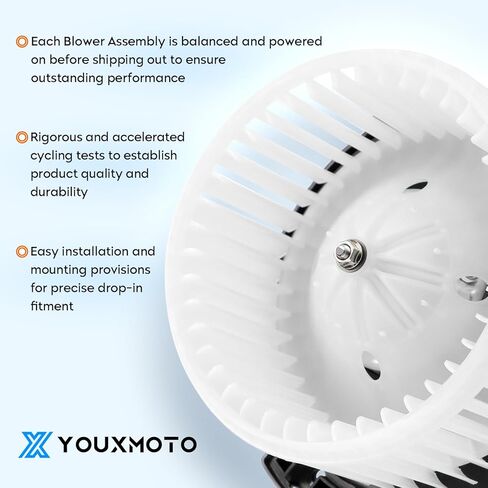 700057 HVAC Heater Blower Motor w/Fan Assembly Fit for Toyota Corolla/Matrix 2003-2008, Replaces for 8710302370 TO3126102 87103-02070 8710302050 615-50187 in Kuwait