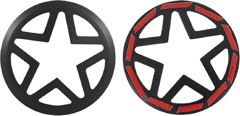 Five Star Front Turn Signal Light Guard Cover Compatible with 2007-2017 Jeep Wrangler & 2018 Wrangler JK 2pcs Black in Saudi Arabia