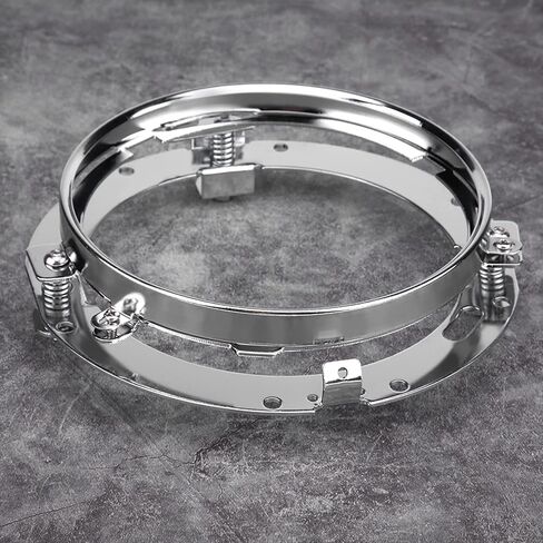 Aramox 7inch Round Headlight Mounting Bracket, Stainless Steel Holder, Secure Fit for in Kuwait