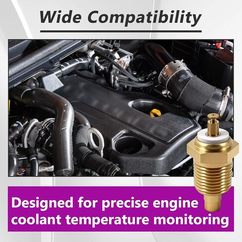 G1852 Engine Coolant Temperature Sensor, Brass Construction Compatible with Chevrolet Pontiac Buick & More in Saudi Arabia