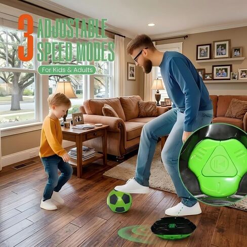 Soccer Bot, Smart Following Soccer Training Equipment with Score Display, Indoor Soccer Toys for Kids & Adults，3 Speed Modes to Boost Speed, Agility, Coordination, Footwork & Ball Mastery in Kuwait