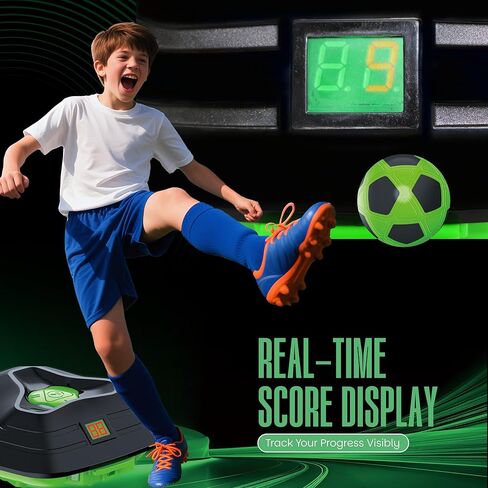 Soccer Bot, Smart Following Soccer Training Equipment with Score Display, Indoor Soccer Toys for Kids & Adults，3 Speed Modes to Boost Speed, Agility, Coordination, Footwork & Ball Mastery in Kuwait