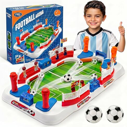 Soccer Board Game for Kids: Mini Table Top Football Indoor Games, Pinball Machine for Boys 5 6 7 8-12 Years Old, Interactive Tabletop Foosball Toys Birthday Sports Gifts in Saudi Arabia